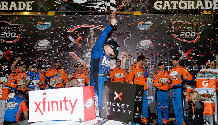 Ticket Galaxy 200 Vicotory Lane Winner Photo